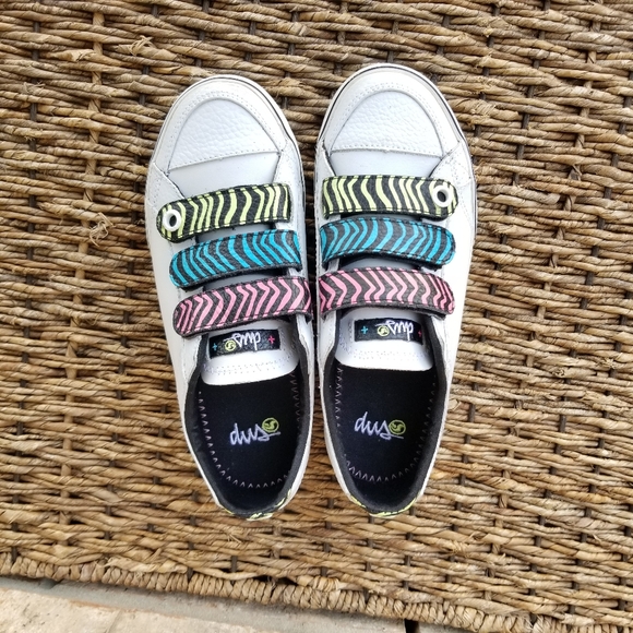 DVS Farah WHITE BMX DC Skate Shoes (Womens 7.5) Retro 80's 90's SNEAKERS - Picture 5 of 10